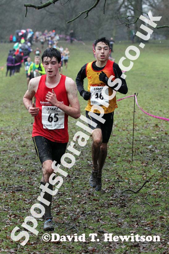 No 65 under-15 boys Northern Cross Country Champs, Knowsley Safari Park. Photo: David T. Hewitson/Sports for All Pics
